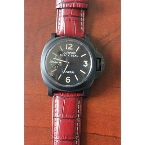 PANERAI With ROLEX Movement. Luminor Black SEAL op